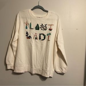 Light weight Plant Lady sweatshirt